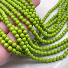 Жемчуг Майорка, цвет оливковый №1 4 мм 