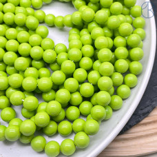 Жемчуг Майорка, цвет оливковый 10 мм 