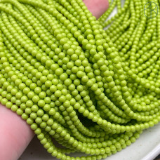 Жемчуг Майорка, цвет оливковый 3 мм 