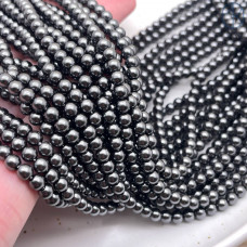 Жемчуг Майорка, цвет серый 4 мм