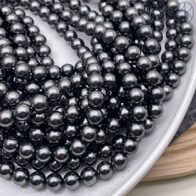 Жемчуг Майорка, цвет серый 8 мм