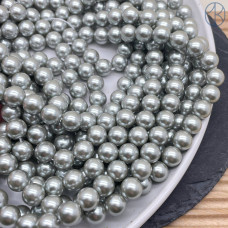 Жемчуг Майорка цвет светло - серый 10 мм