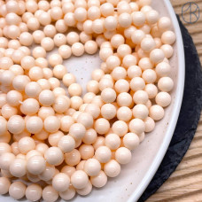 Жемчуг Майорка, цвет светло-персиковый 8 мм