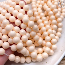 Жемчуг Майорка, цвет светло-персиковый 8 мм