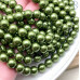 Жемчуг Майорка, цвет темно-зеленый 10 мм