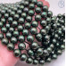 Жемчуг Майорка цвет темно-зеленый №2 10 мм