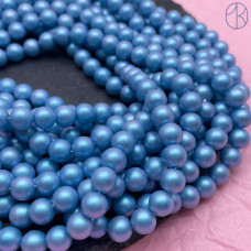 Жемчуг Майорка голубой перламутр 10 мм