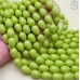 Жемчуг Майорка капля, цвет оливковый 12*10 мм