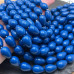 Жемчуг Майорка капля, цвет синий 12х10 мм