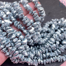 Жемчуг Майорка крошка серая 7-9 мм