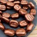Жемчуг Майорка прямоугольник коричневая №1 20х15 мм