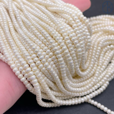 Жемчуг Майорка рондель 3х2 мм