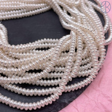 Жемчуг Майорка рондель 4х2 мм