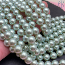 Жемчуг Майорка салатовая 10 мм