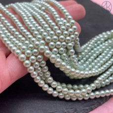 Жемчуг Майорка салатовая 6 мм