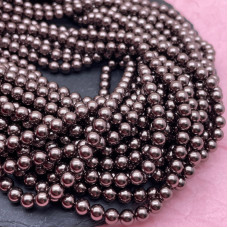 Жемчуг Майорка серо-коричневая 8 мм Жемчуг Майорка серо-коричневая 8 мм