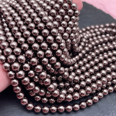 Жемчуг Майорка серо-коричневая 8 мм Жемчуг Майорка серо-коричневая 8 мм