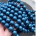 Жемчуг Майорка синяя матовая 10 мм