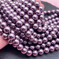 Жемчуг Майорка темно-сиреневый 10 мм Жемчуг Майорка темно-сиреневый 10 мм