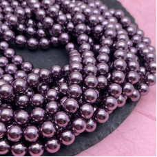 Жемчуг Майорка темно-сиреневый 8 мм Жемчуг Майорка темно-сиреневый 8 мм