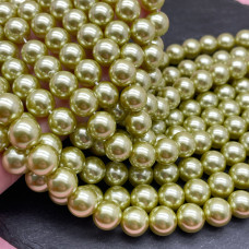 Жемчуг Майорка зеленый 10 мм Жемчуг Майорка зеленый 10 мм