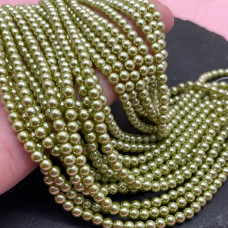 Жемчуг Майорка зеленый 4 мм Жемчуг Майорка зеленый 4 мм