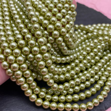 Жемчуг Майорка зеленый 6 мм Жемчуг Майорка зеленый 6 мм