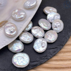 Жемчуг овал белый ~ 18-20 мм штучно