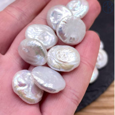 Жемчуг овал белый ~ 18-20 мм штучно