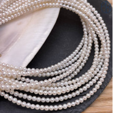 Жемчуг шар белый АА качество ~ 3 мм
